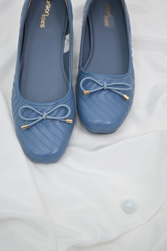 Urbantoes Calida Flat Ballerina Blue