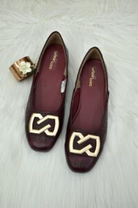 Urbantoes Comfy Flat Ballerinas Maroon