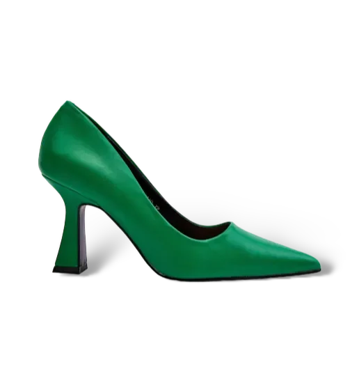 Pointed Toe Stilettos High Heels green