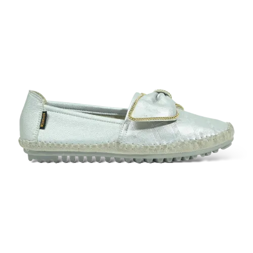 Women Soft Comfortable Ballerina flats Silver