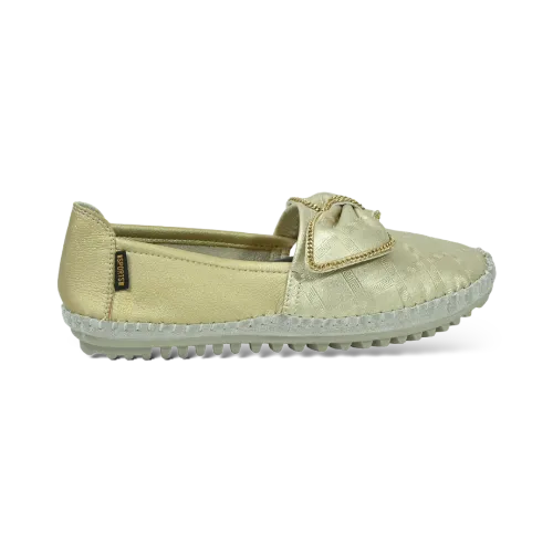 Women Soft Comfortable Ballerina flats Gold