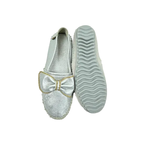 Women Soft Comfortable Ballerina flats Silver