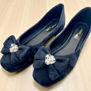 Urbantoes Charm Flat Ballerina Black