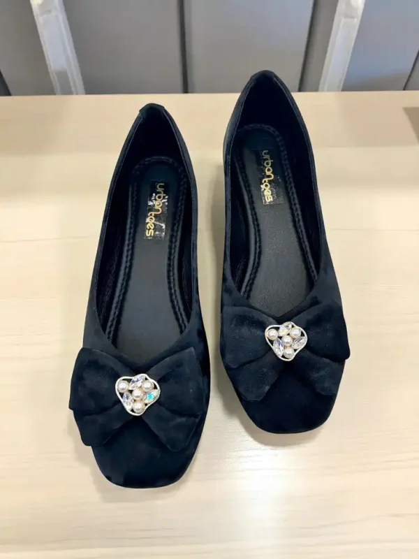 Charm Flat Ballerina Black - Image 2