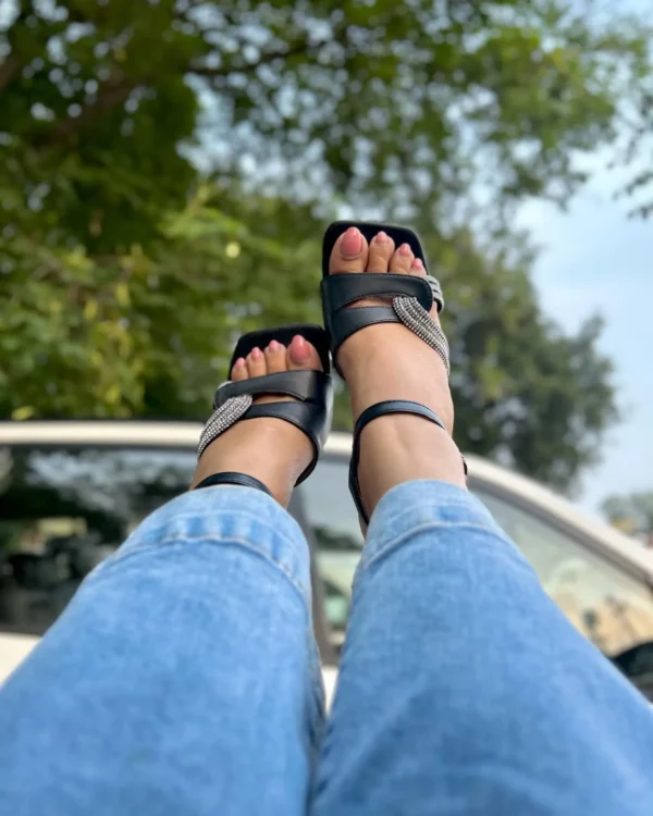 Urbantoes Nector Pencil Heels Black