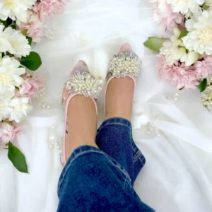 URBANTOES Pearl ballerina Pink