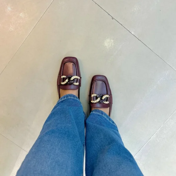 Urbantoes Diana Maroon loafers - Image 2