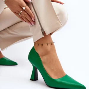 Eden pencil heel Green