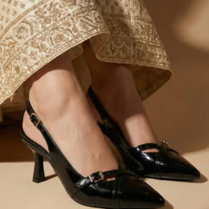 UrbanToes Ira Gloss Slingback Heels