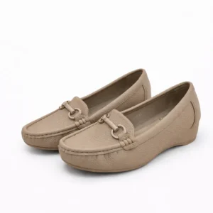 tan wedge loafers