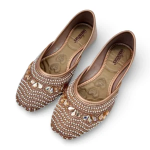 Rose Gold Punjabi Jutti