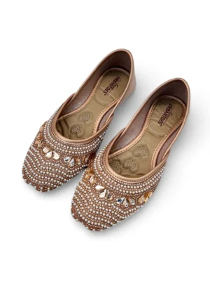 Rose Gold Punjabi Jutti