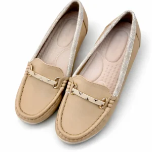 Women’s Comfortable Beige Loafers