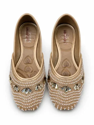 golden punjabi jutti