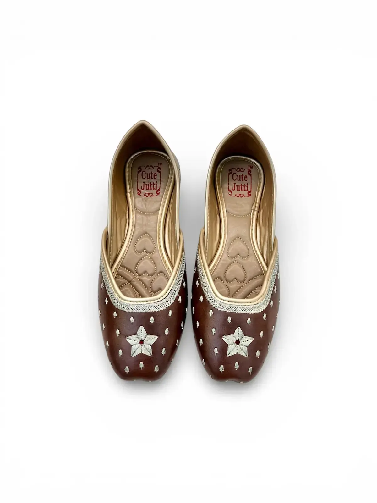 dark brown punjabi jutti